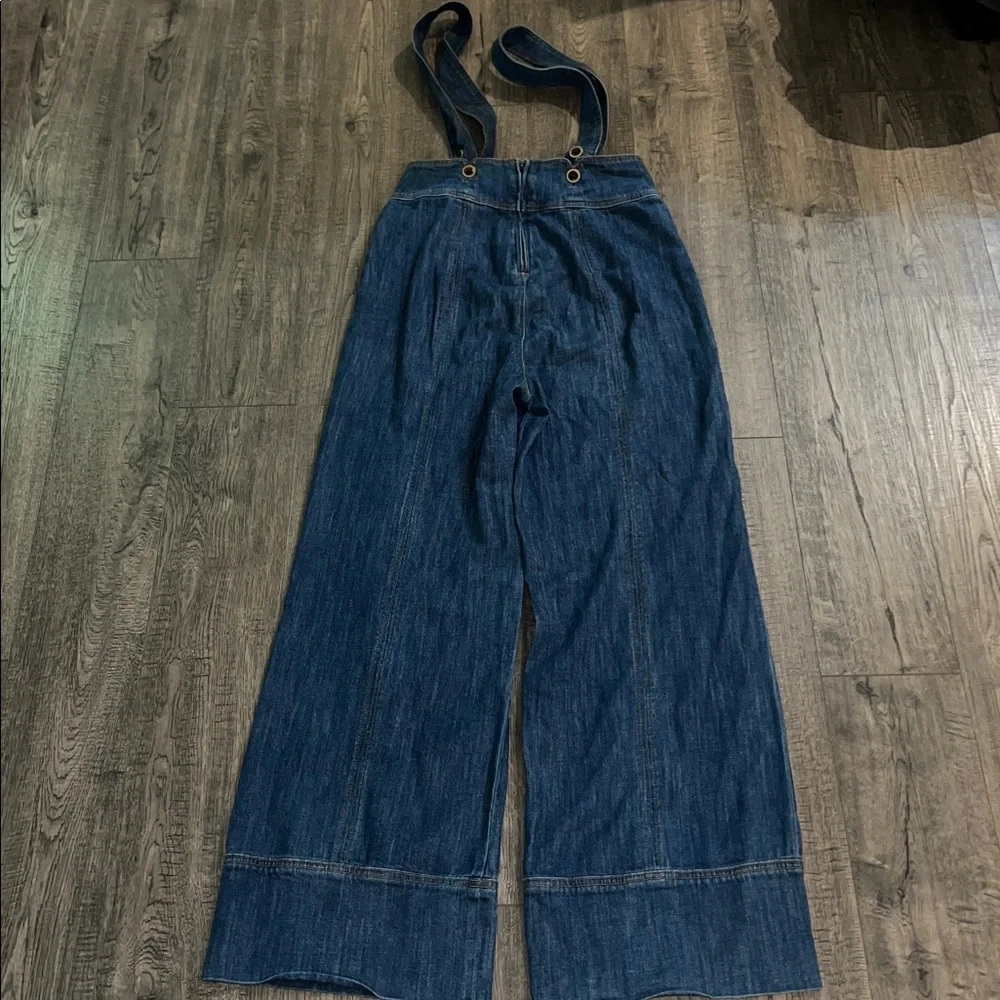 Anthropologie Blue Women's Jeans Overalls - Picture 5 of 5